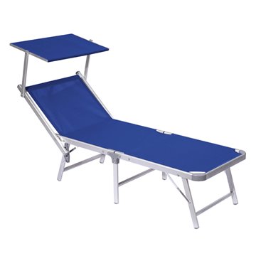 LETTINO MARE PIEGHEVOLE C/TETT ALU 1,1/TEXT 750 BLU