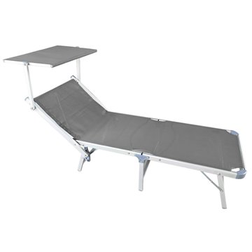 LETTINO MARE PIEGHEVOLE C/TETT ALU 1,1/TEXT 750 GRIGIO