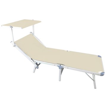 LETTINO MARE PIEGHEVOLE C/TETT ALU 1,1/TEXT 750 SABBIA