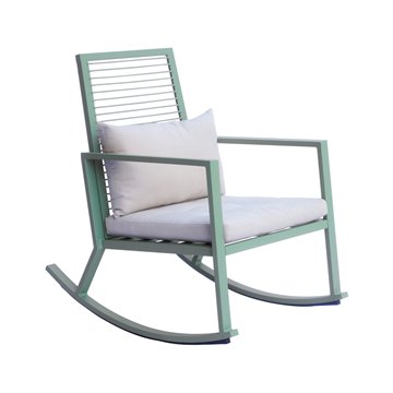 POLTRONA A DONDOLO VERDE