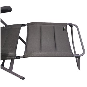 POGGIAPIEDI PER POLTRONA 7 POSIZIONI - TESSUTO A NIDO D'APE IMBOTTITO - GRIGIO