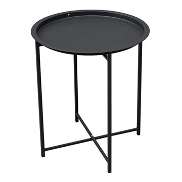 TAVOLINO IN FERRO ANTRACITE DIAM 46 X 52 CM