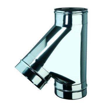 Raccordo a T 135° FMM Acciaio Inox AISI 316L Ø 120 L343 Idrobay