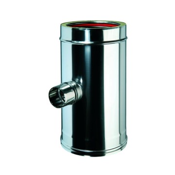 Raccordo a T 90° MF Acciaio Inox AISI 316L ridotto Ø 80 M L 244 mm Ø 130 interno - Ø 180 esterno Idrobay