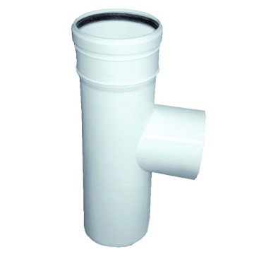 Raccordo a T 90° Ridotto ø 80 MMF-PPS Ø 200 Polipropilene Bianco Idrobay