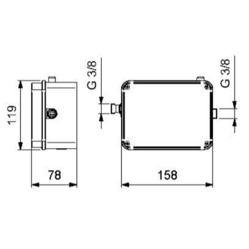 Miscelatore elettronico cucina I55 Idral a batterie
