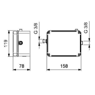 Miscelatore elettronico cucina I55 Idral a batterie