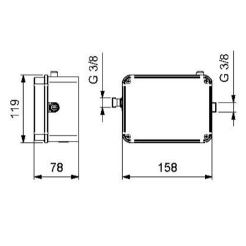 Miscelatore elettronico cucina I55 Idral a batterie