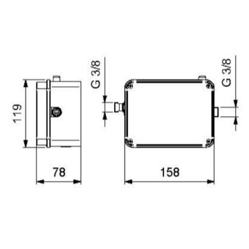 Miscelatore elettronico cucina I55 Idral a batterie