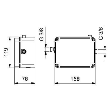 Miscelatore elettronico cucina I55 Idral a batterie