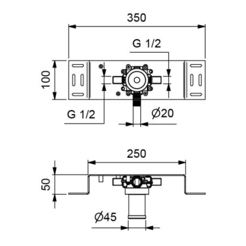 Idral I70N4 Rubinetto Elettronico Doccia con Sensore IR
