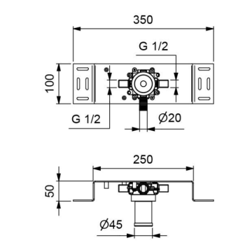Idral I70N4 Rubinetto Elettronico Doccia con Sensore IR