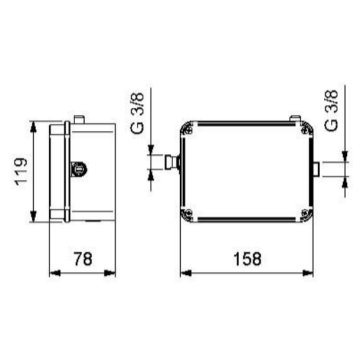 Miscelatore elettronico cucina I55 Idral a batterie