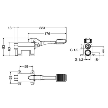 Kit di installazione completo modello KFL61/24