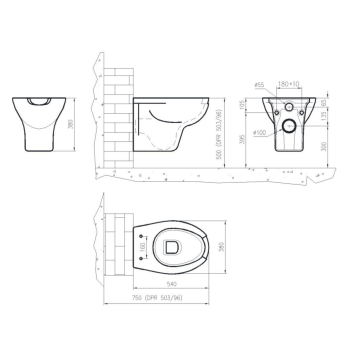 Il Vaso sospeso serie EASY, modello 10262