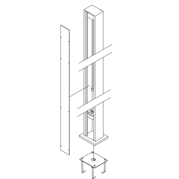 La colonna doccia da esterno Idral modello 9224
