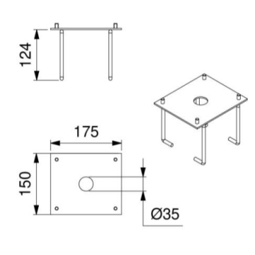 La colonna doccia da esterno Idral modello 9224
