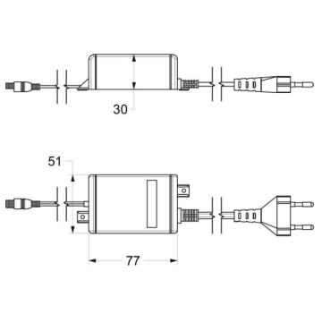 Il Rubinetto elettronico a parete con sensore fotocellula modello 551.10