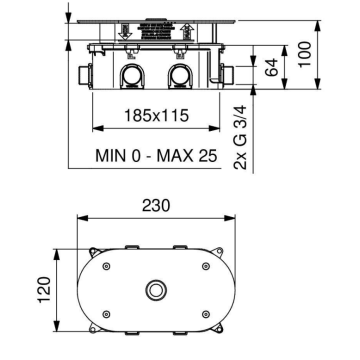 Il flussometro elettronico WC Serie 700 modello 700.A7/R
