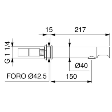 L’asciugamani elettronico a parete modello 551.30