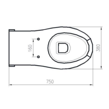 Il Vaso sospeso serie EASY, modello 10272