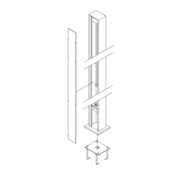 La colonna doccia da esterno modello 09231/L