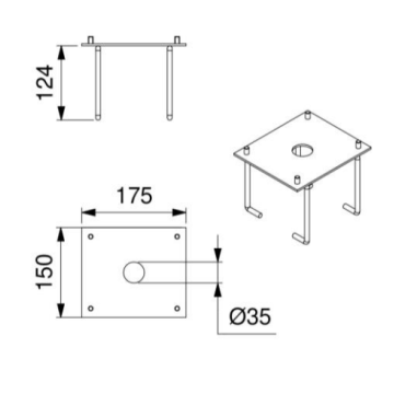La colonna doccia da esterno modello 09231/L