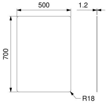 Lo specchio in acciaio inox AISI 304 modello 12010/I