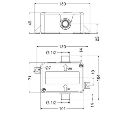 Kit componibile per lavabo 4ALL