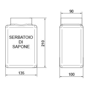 Kit componibile per lavabo 4ALL