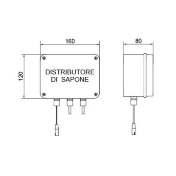 Kit componibile per lavabo 4ALL