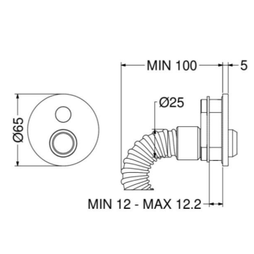 Kit componibile per lavabo 4ALL