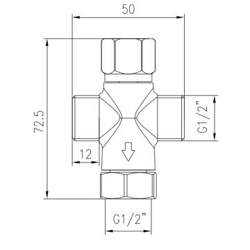 Rubinetto temporizzato regolabile per lavabo serie MODERN, modello 08510/PM