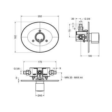 miscelatore temporizzato modello 08142-30 di Idral