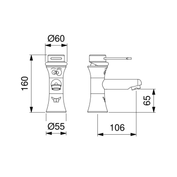 rubinetto lavabo serie KIDS è la soluzione perfetta per garantire praticità, sicurezza e risparmio idrico