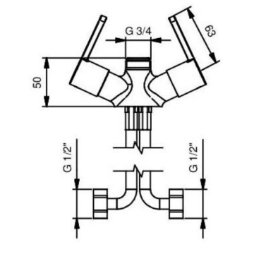 miscelatore monoforo 09440/LDC di Idral