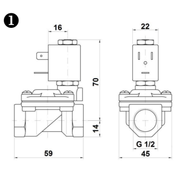 gettoniera modello 2605 di Idral è progettata per l’attivazione a gettone (Art. 02606)