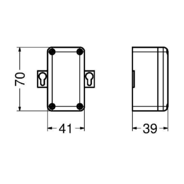 Miscelatore elettronico per lavabo serie CURVE modello 02504/1 di Idral