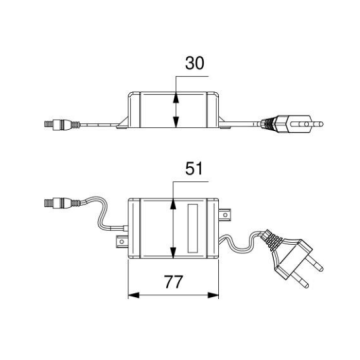 Rubinetto elettronico lavabo serie ONE modello 02511/PT di Idral