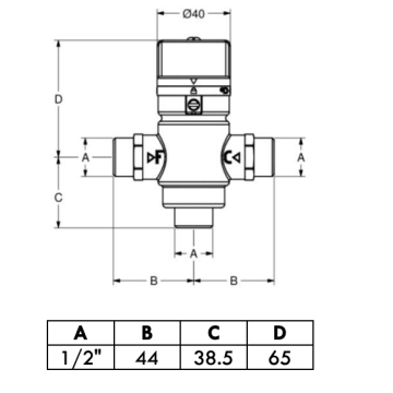 Rubinetto elettronico lavabo serie ONE modello 02511/RPM di Idral