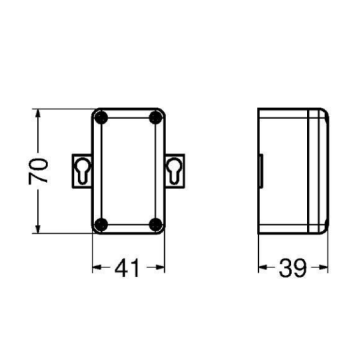 miscelatore elettronico lavabo serie CURVE modello 02505/R