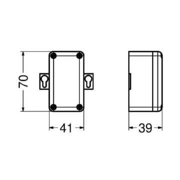 Il miscelatore elettronico lavabo/lavello Idral CURVE modello 2506