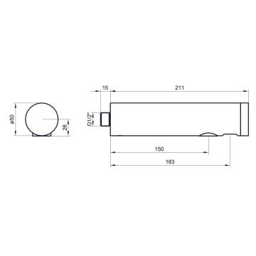 rubinetto elettronico lavabo serie STYLE modello 2535 di Idral