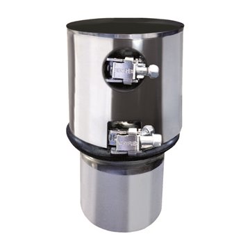 Manicotto di passaggio inox con serraggio manuale e flessibile - conn