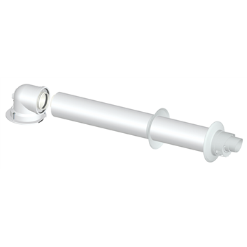 Kit fumi coassiale 60/100 orizzontale per caldaie Bosch

