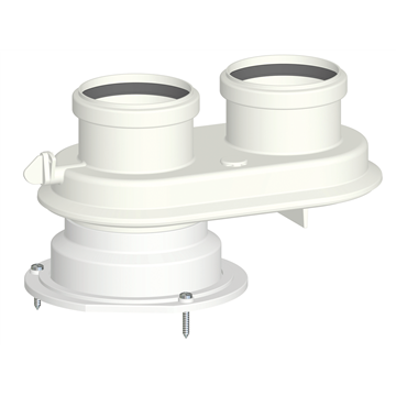 Kit sdoppiato fumi 80/80 per caldaie Bosch a condensazione

