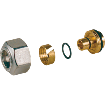 Adattatore tubi plastica 16x(16x2) Giacomini R179MX014