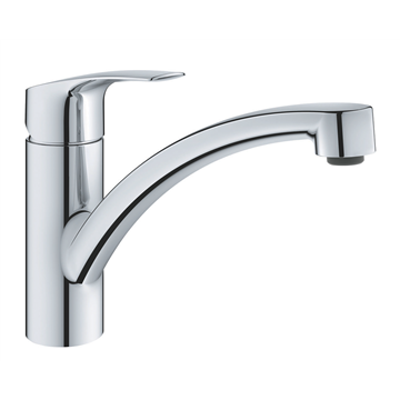 Miscelatore lavello Grohe Eurosmart bocca bassa girevole 140° cromo


