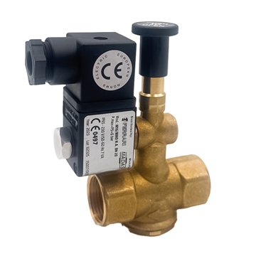 Elettrovalvola gas manuale aperta per riarmo, affidabile e sicura