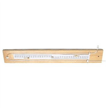 Manometro a U colonna d’acqua scala 60 mbar – Base legno plexiglass